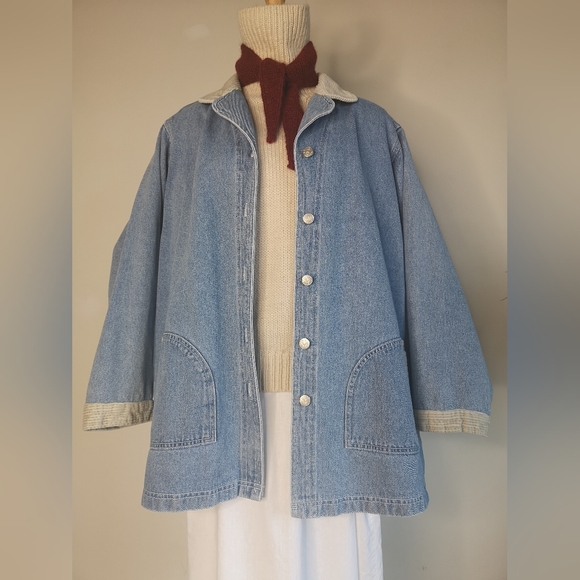 80s Denim Chore Coat - Picture 2 of 7